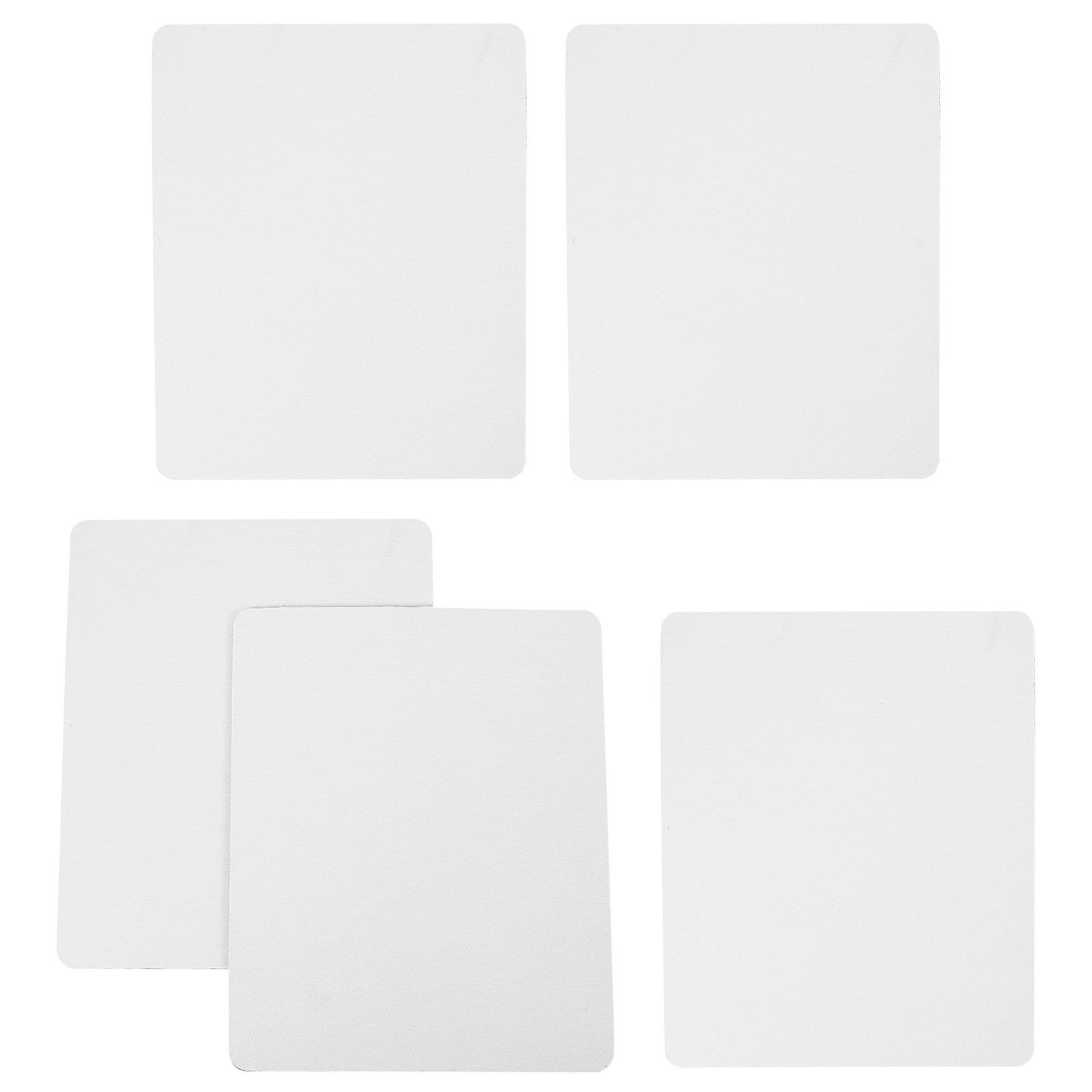 Mouse Pad Blank Sublimation - แผ่นรองเมาส์ยางสำหรับงานซับลิเมชัน 5 ชิ้น แผ่นรองโต๊ะสำหรับเกมมิ่ง คอมพิวเตอร์ แล็ปท็อป