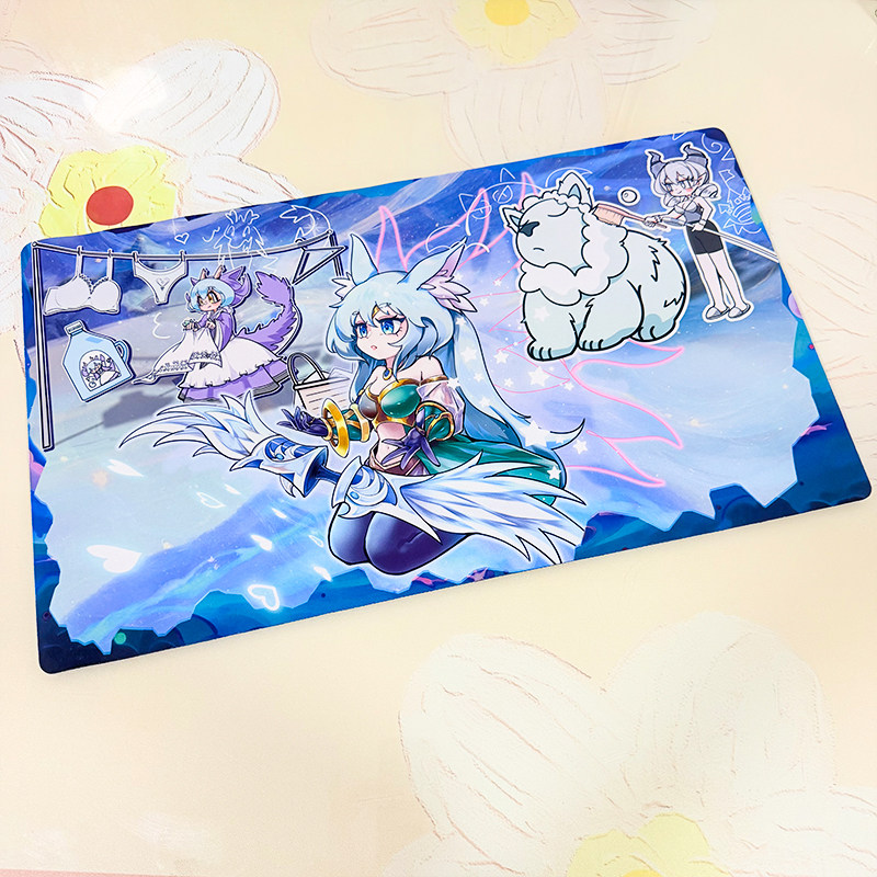 Door Mat Blank - แผ่นรองเล่นเกม Yu-Gi-Oh! Laundry Dragonmaid Ultimate Slayer