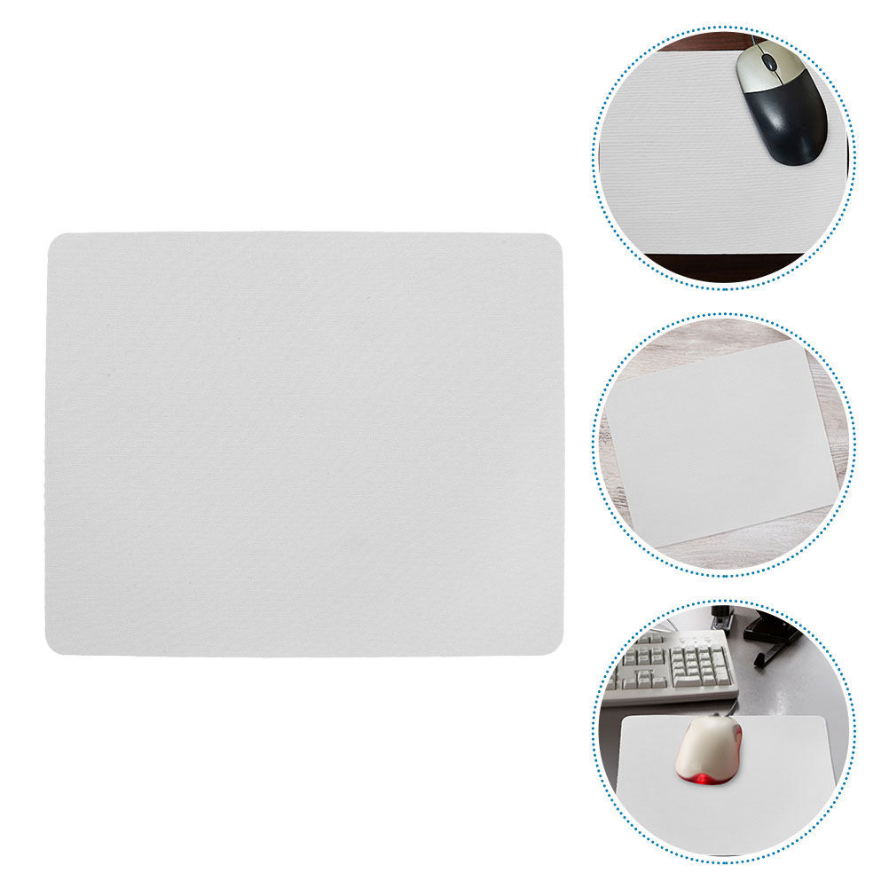 Mouse Pad Blank Sublimation - แผ่นรองเมาส์สำหรับพิมพ์ลายแบบซับลิเมชัน 20 ชิ้น สำหรับงาน DIY ตกแต่งโต๊ะทำงานที่บ้านหรือที่ทำงาน