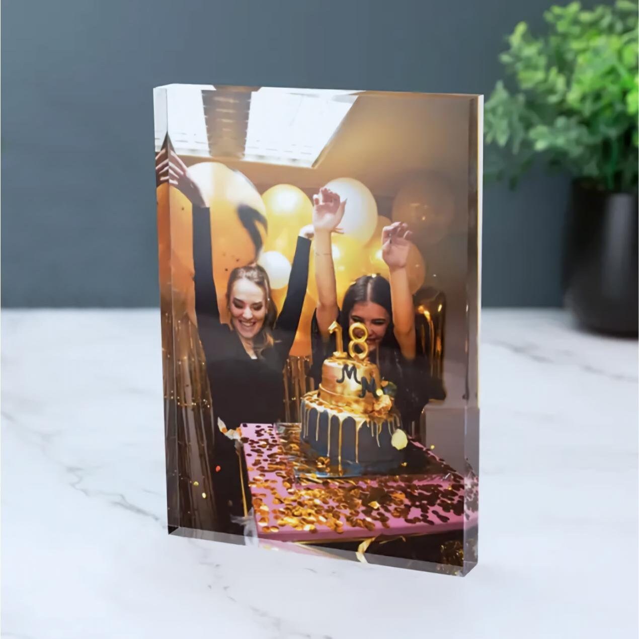 บล็อกอะคริลิกใสสำหรับใส่รูปภาพ - Photo Acrylic Block บทวิจารณ์และราคา