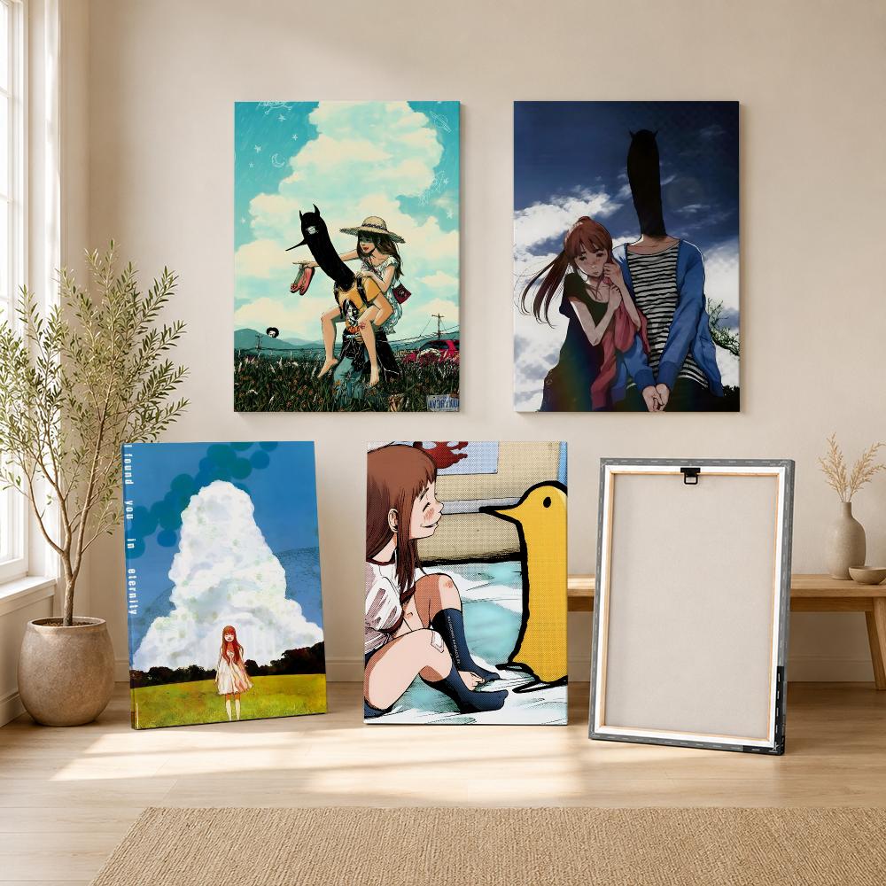 ภาพวาดการ์ตูนอนิเมะ G-Goodnigh - Canvas Wrap Ready บทวิจารณ์และราคา