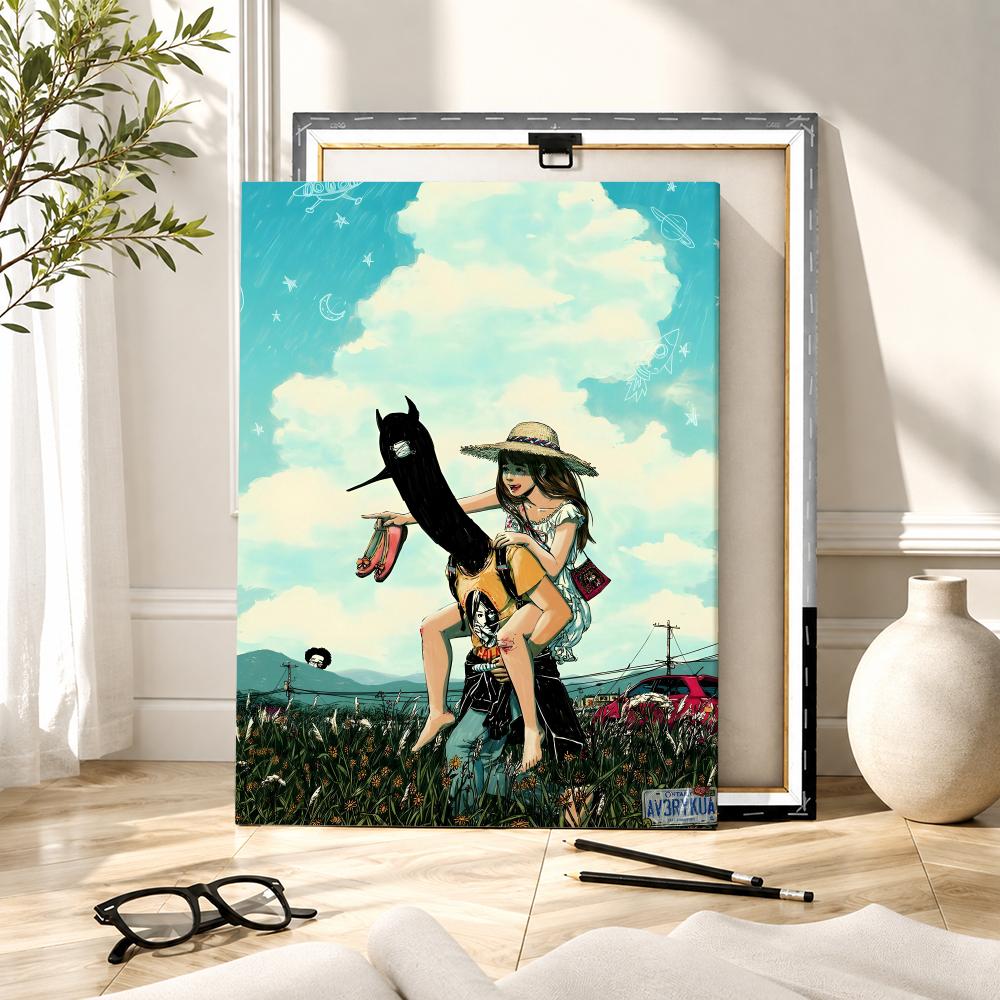 ภาพวาดการ์ตูนอนิเมะ G-Goodnigh - Canvas Wrap Ready บทวิจารณ์และราคา