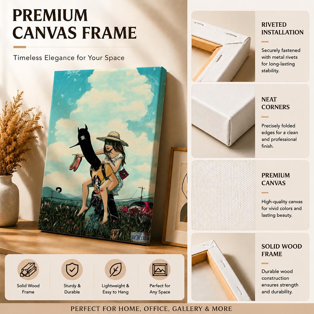 ภาพวาดการ์ตูนอนิเมะ G-Goodnigh - Canvas Wrap Ready บทวิจารณ์และราคา