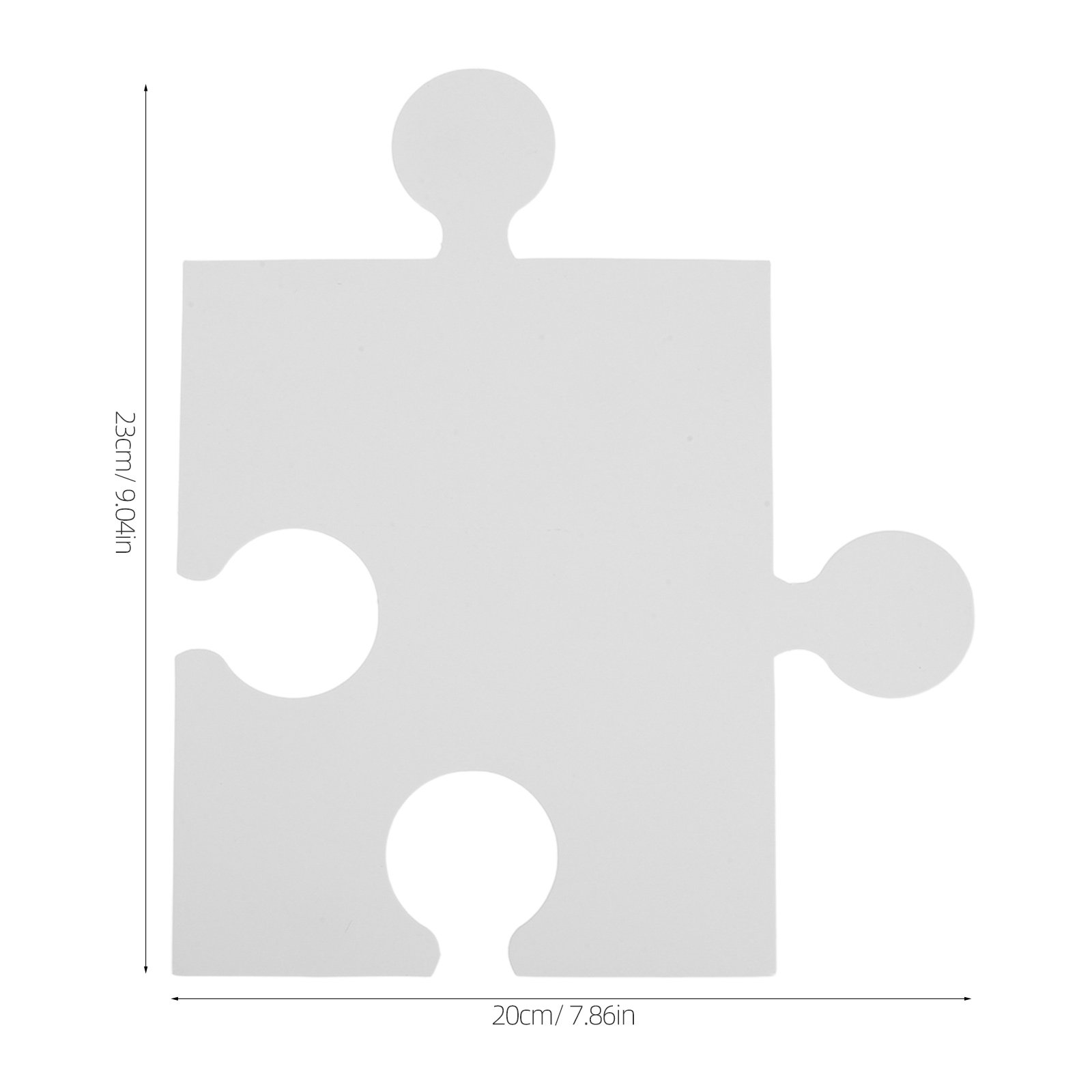 ชิ้นส่วนจิ๊กซอว์ขนาดใหญ่ 60 ชิ - Puzzle Blank White บทวิจารณ์และราคา