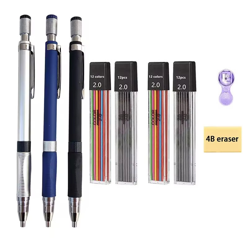 ชุดดินสอกด 2.0 มม. พร้อมไส้ดิน - Staedtler Pencil Lumocolor บทวิจารณ์และราคา