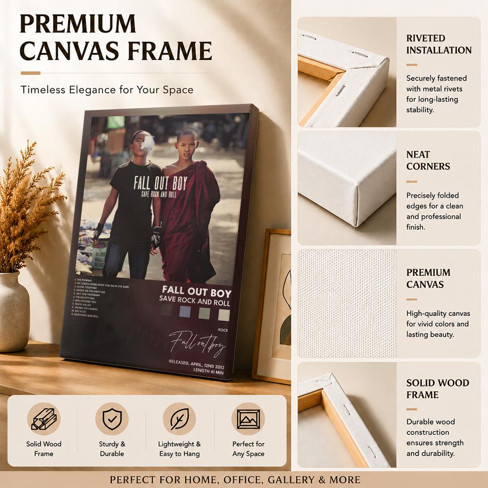 ภาพวาดดนตรีวงร็อค F-Fall Out B - Canvas Wrap Ready บทวิจารณ์และราคา