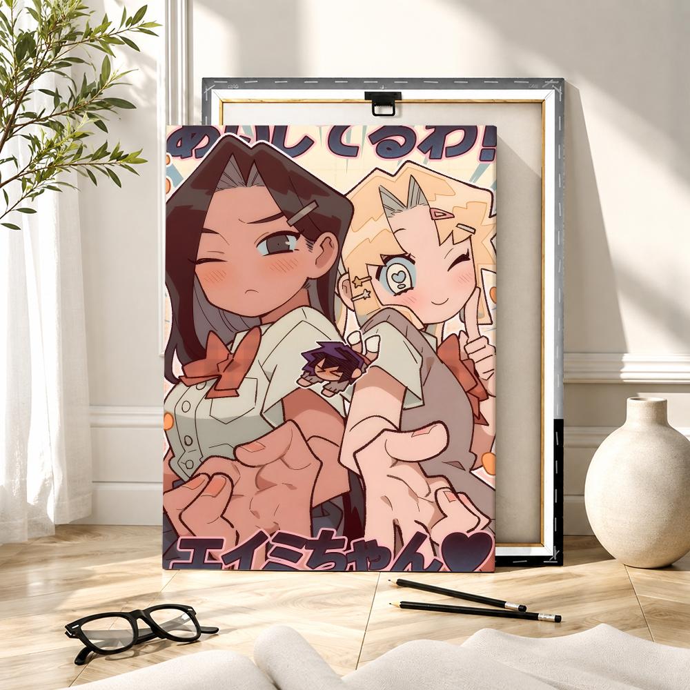 ภาพวาดลายเส้นตัวการ์ตูนอนิเมะ  - Canvas Wrap Ready บทวิจารณ์และราคา
